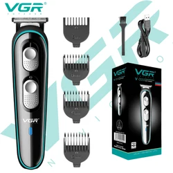 VGR 055 Electric Hair Clipper Household Convenient Electric Push Cutting Oil Head Carving Stainless Steel Knife Head Hair Trimmi