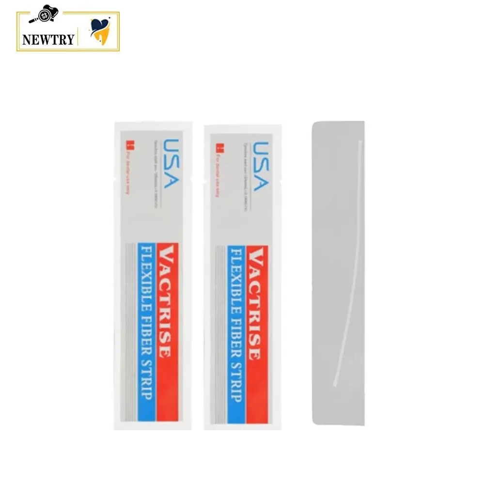 

2/3Pcs Dental Flexible Fiber Strips VACTRISE Glass Fiber Band Loose Tooth Fixation Light Cure Bonding Crown Bridge Fix Retainer