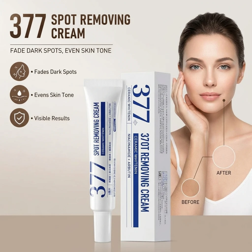 50g Zhifu 377 Face Cream Whitening Spot Removing Moisturizing Skin Brightening Nicotinamide Anti Yellowing