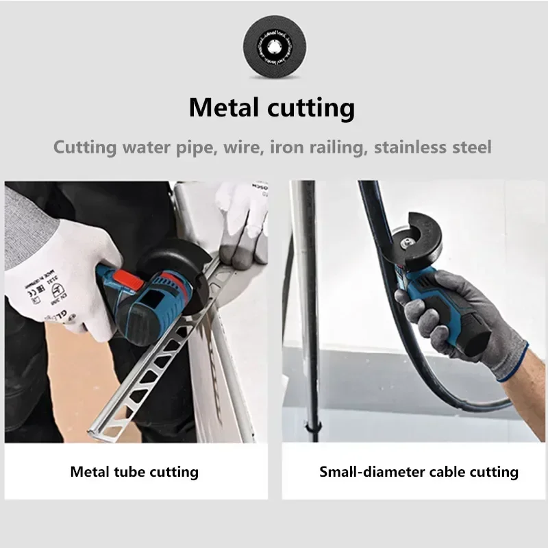 Mini Angle Grinder Brushless Cutter 12V Cordless Small Polishing Machine Cutting Portable Polisher Saw Blade Home DIY Power Tool