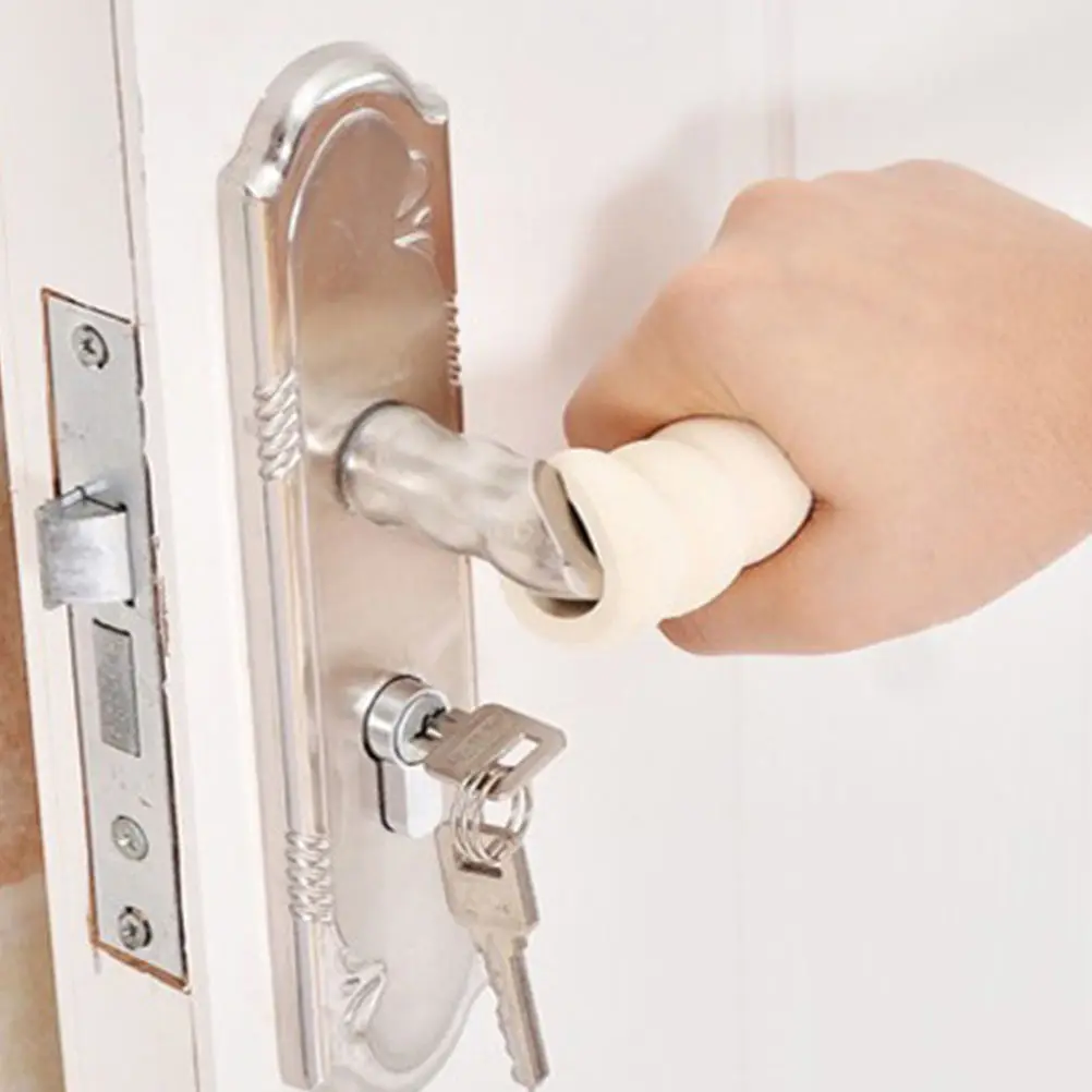 5Pcs Anti-Collision Door Handle Protector Cover Home Doorknob Wrap Eva Handle Room Door Pull Protection