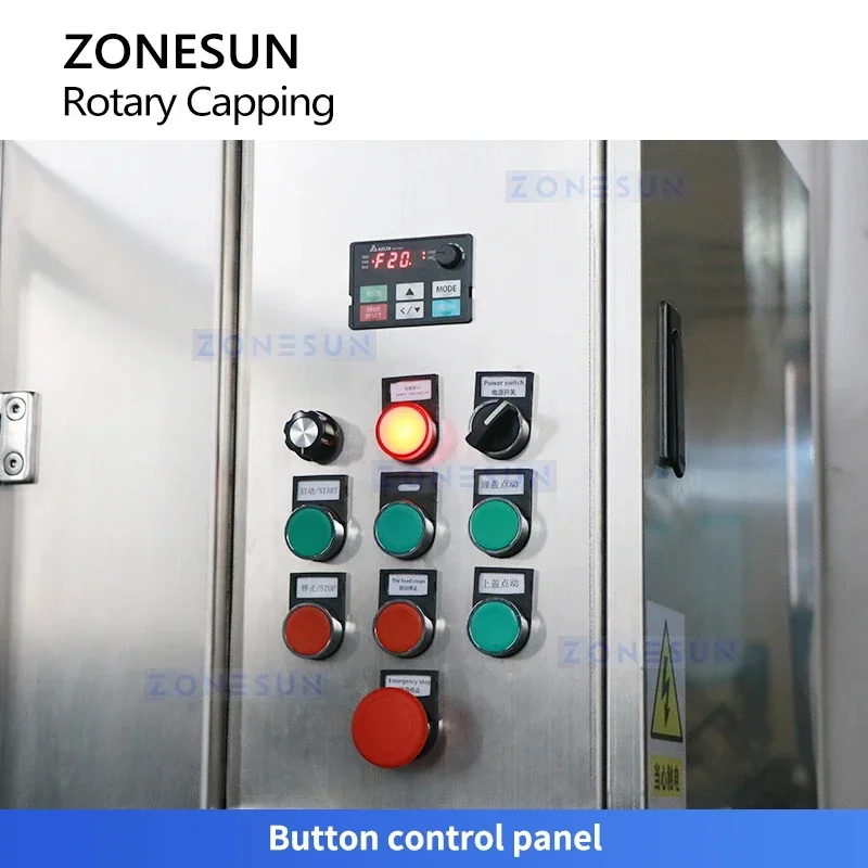 Zonesun Automatische wijnstopper Kurkpersmachine Elektrische fleskurkuitrusting ZS-XG440K
