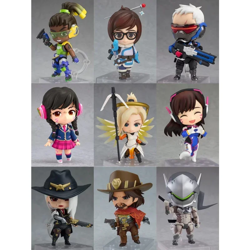 In Stock 100% Original GSC Overwatch Game OW Action Figures Cole Cassidy Genji Pharah Anime Figure Model Collectible Model Toys