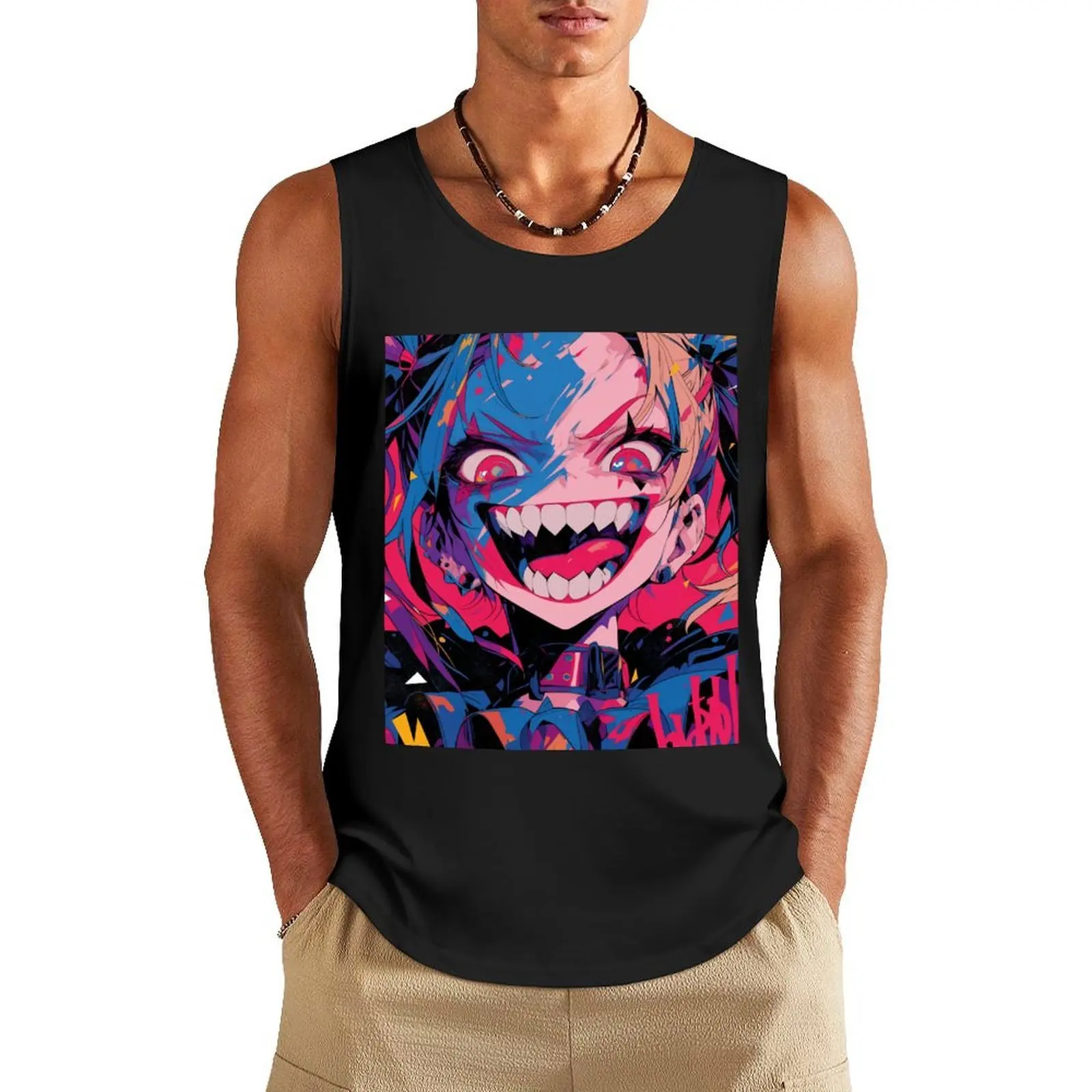 

Crazy Jester Tank Top Men's t-shirt gym accessories men t shirts