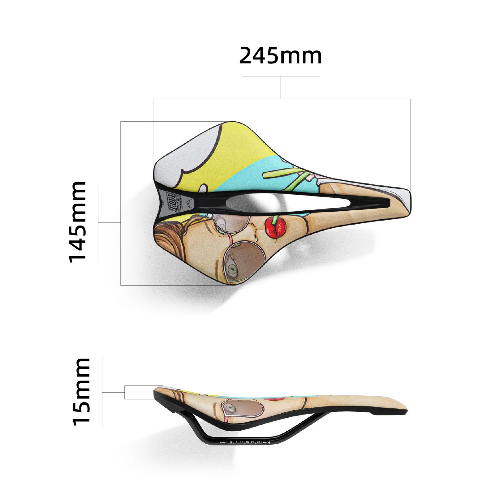 G410 Bicycle Saddle Mountainous Road Vehicle Ultra Light EVA Cushioning Comfortable and Hollow Riding Equipment