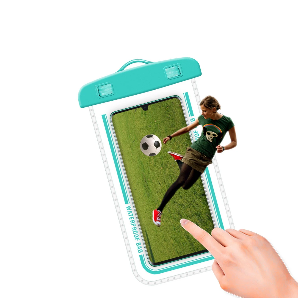 علامة تجارية جديدة وقابلة للاستبدال ​ حقيبة مقاومة للماء معدات السباحة 19*11 سنتيمتر 50 جرام 6 ألوان مريحة للحمل PVC + ABS