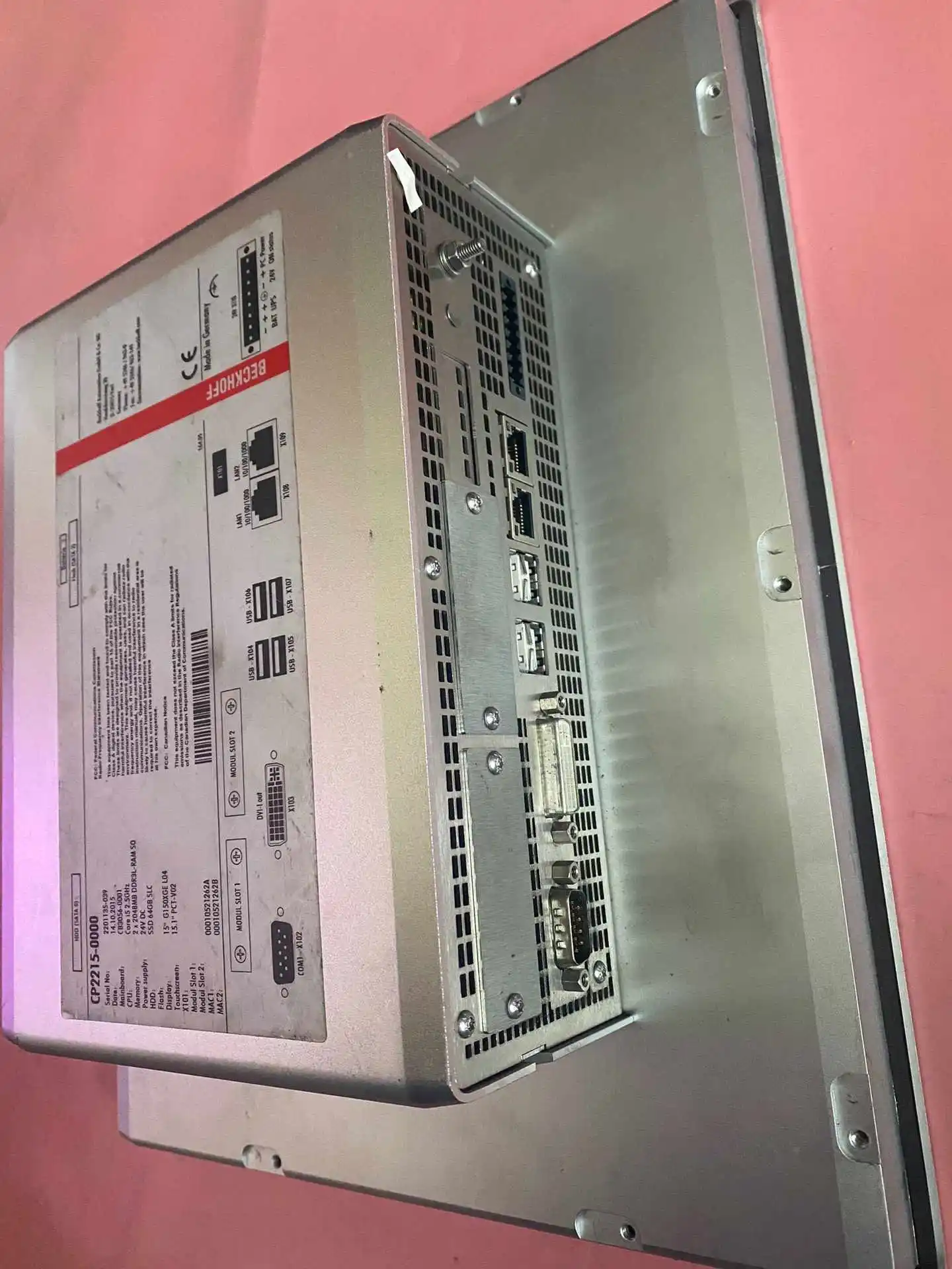 CP2215-0000 Operation Panel for Beckhoff