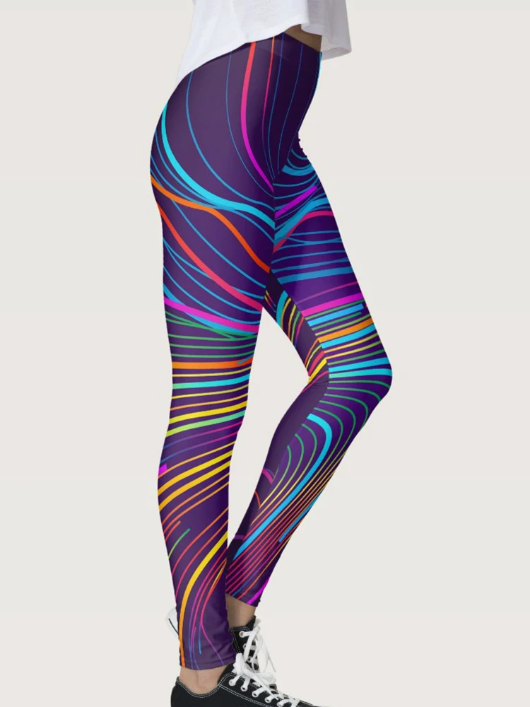 Sport Leggings Vrouwen Digitale Print Leggins Workout Atletische Fitness Strakke Lange Broek Met Kokerbroek