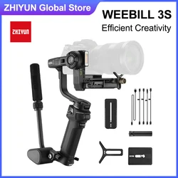 ZHIYUN Weebill 3S Weebill 3 S 3-Axis Handheld Camera Gimbal Stabilizer for DSLR Mirrorless Cameras for Canon/Nikon/Sony/Lumix