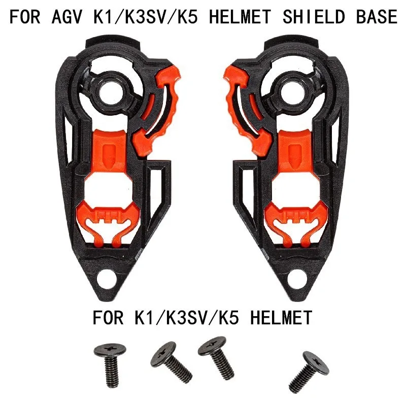 Motorcycle Helmet Visor Base Lock for AGV K1 K3SV K5 Casco Moto Mechanism Capacete Shield Lock Helmet Parts Accessories