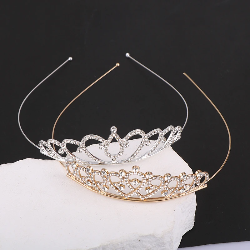 Women New Sweet Wind Princess Tiara Birthday Party Crown For Performance Party Decorative Crown