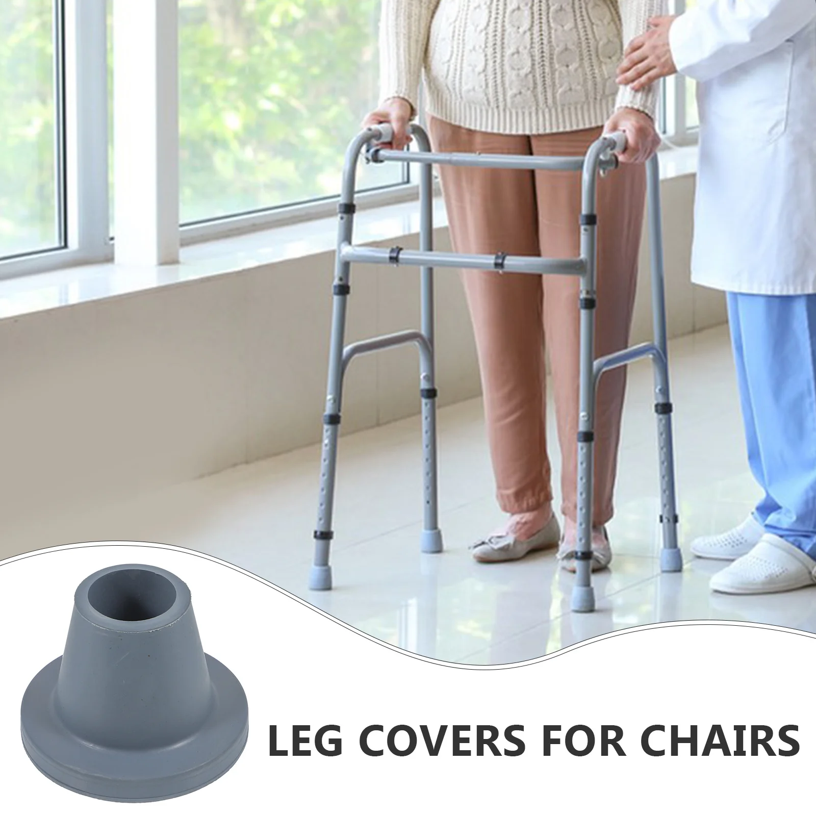 

4Pcs Chair Leg Caps Furniture Feet Protective Covers Anti-Scratch Soundproof Non-Slip Pads for Wood Floor Protection