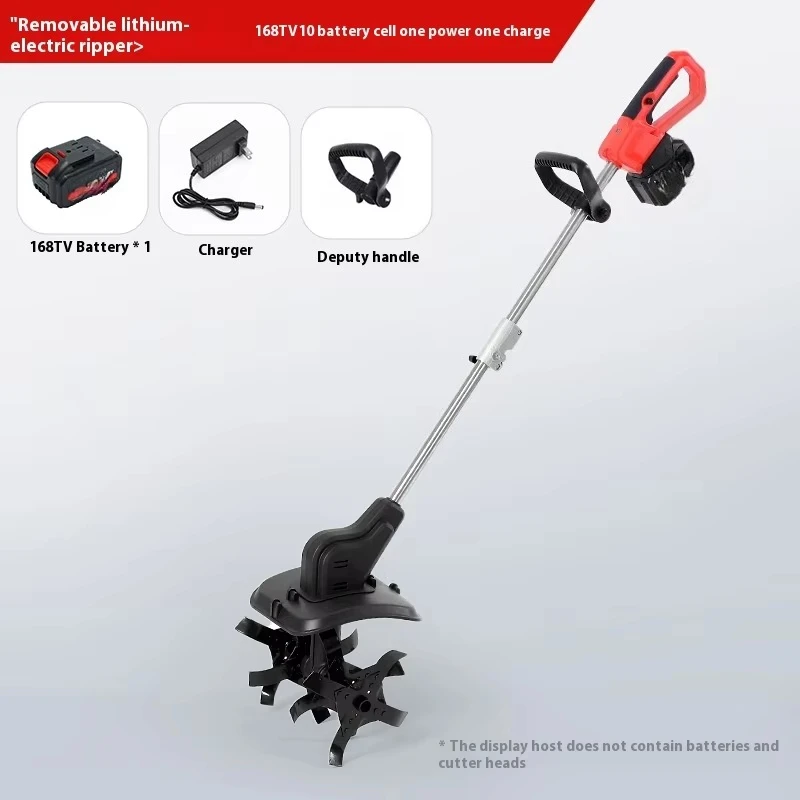마이크로 경운기 로터리 경운기 소형 농업용 토양 풀림 제초기 리튬 배터리 잔디 경운기
