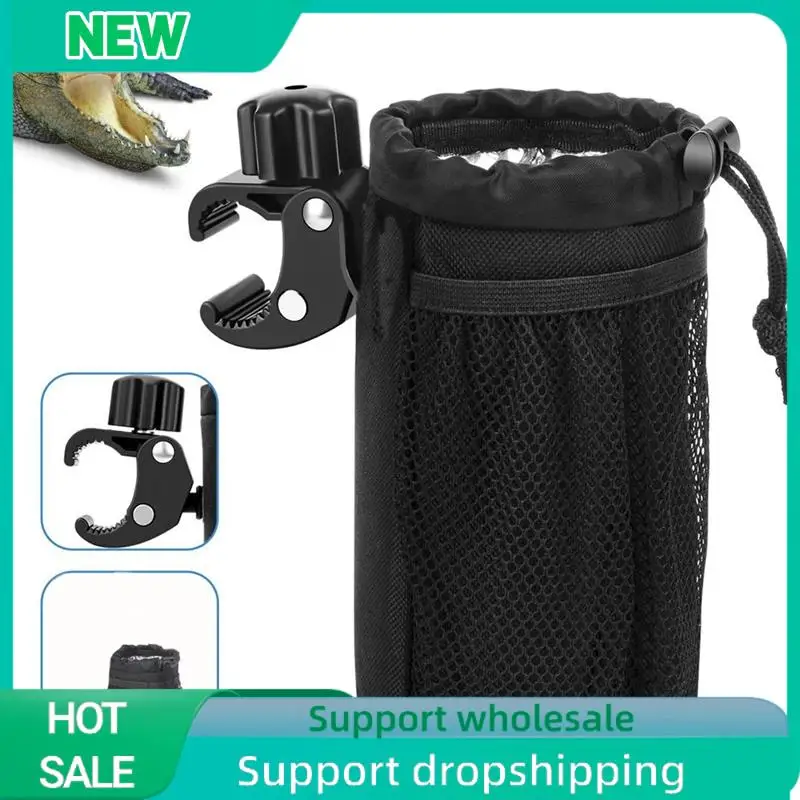 

A04E-Motorcycle Cup Holder, Oxford Cloth Motorcycle Drink Holder, Water Bottle Holder For ATV/UTV, Scooters, Bicycles