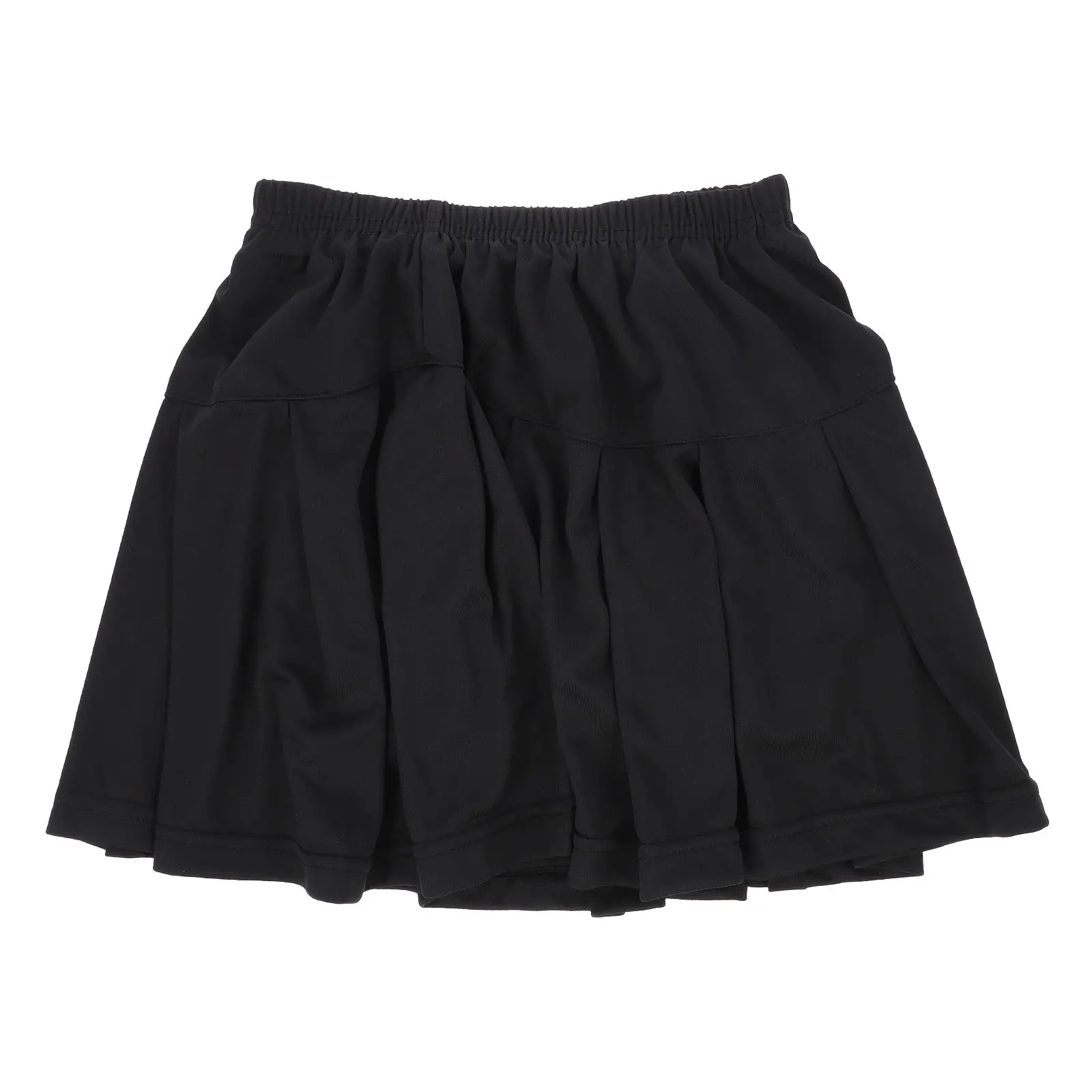 

Теннисная юбка Шорты Спортивные шорты Черные с высокой талией для девочек Легкий плиссированный дизайн Дышащая ткань Эластичная