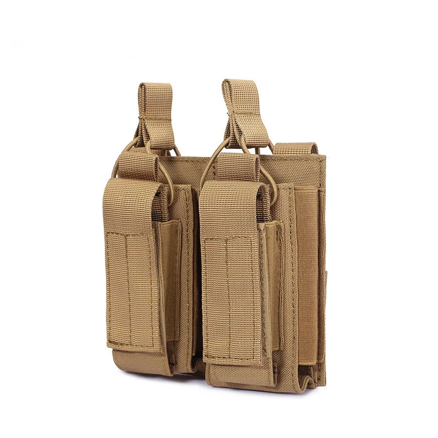 

Tactical Double/Triple 1000D Mag Pouch Molle Open-Top Triple Magazine Pouch Rifle Carrier Holster for M4 M14 M16 AK 1000D Tacti