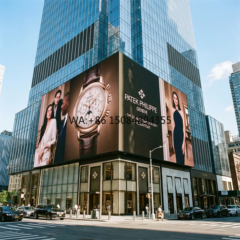 

Outdoor IP65 Waterproof LED Screen High-Brightness Landmark Large Screen P10/P8/P6.67 Digital Billboard with 5-Year Warranty