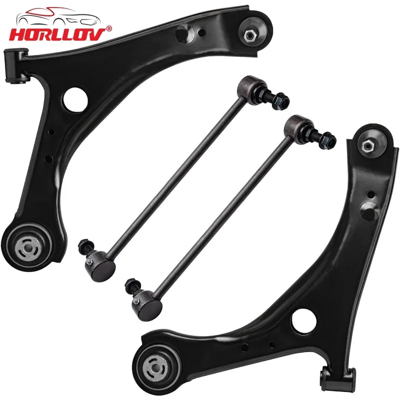 4PCS Front Lower Control Arm Kit for Dodge Grand Caravan Chrysler Town Country Ram Cargo VW Routan 2008-2020 4743021AA 4721483AD