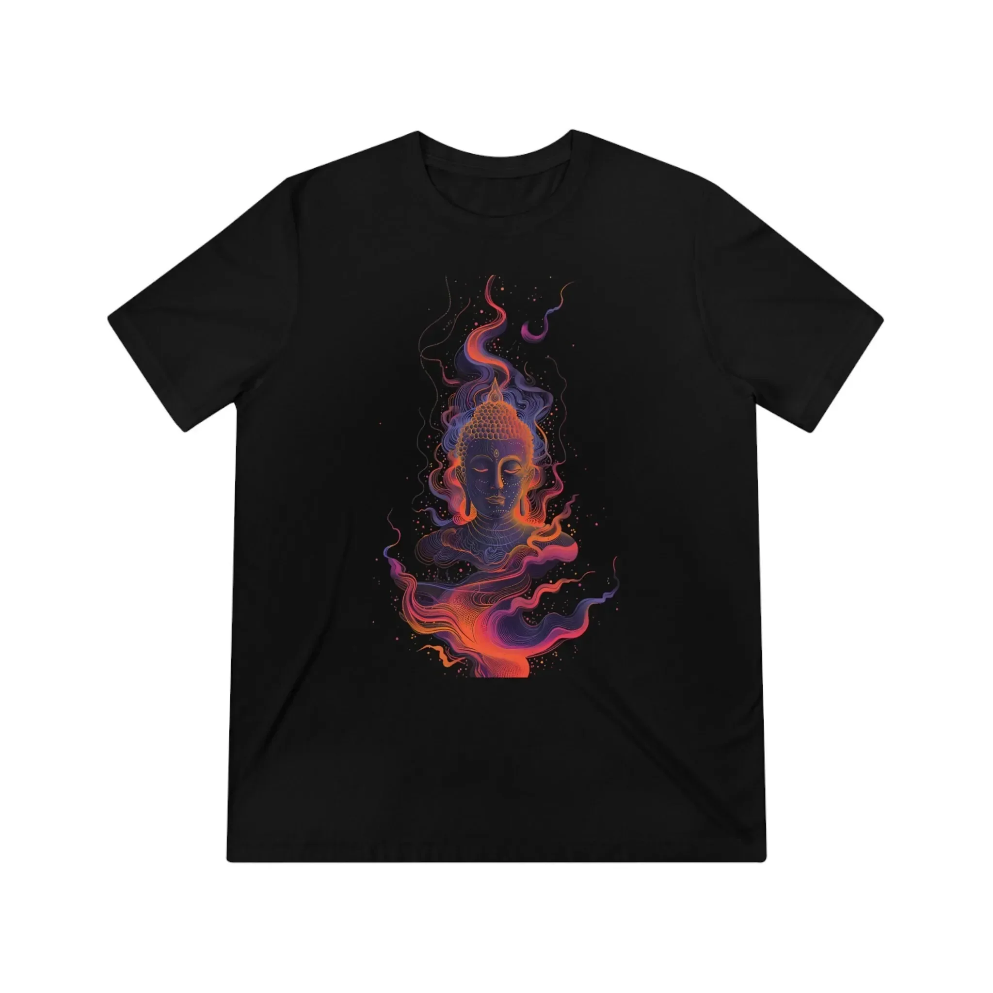 Buddha with Smoke Yoga Triblend Tee