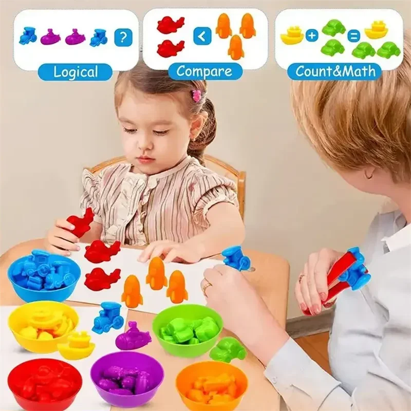 Colorful Counting and Sorting Activity 6