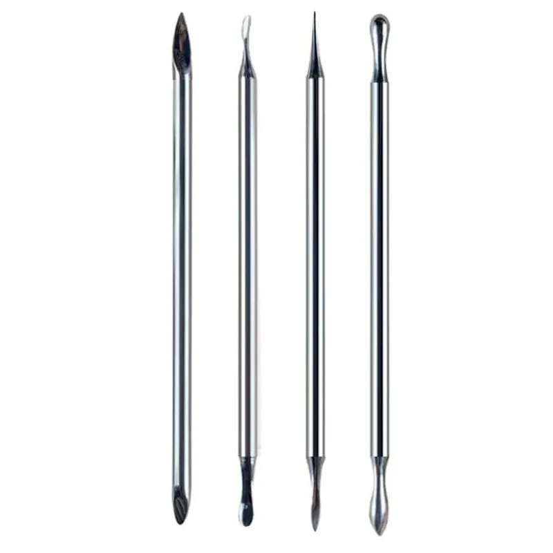 4PCS Leather Sculpting Stamping Tool Set - Animal Hair Texture & Detailing Kit for Leather Craft
