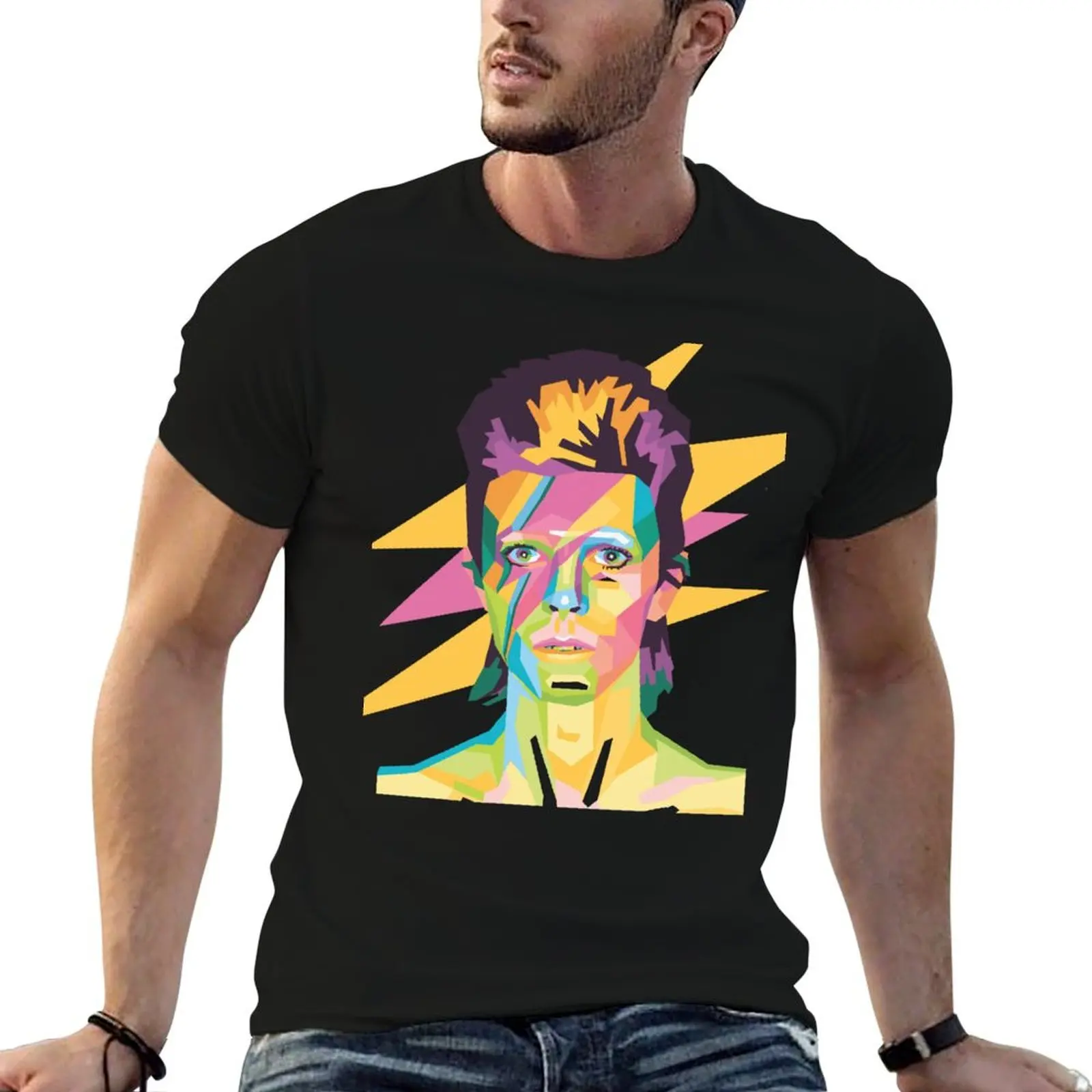 

Ziggy Stardust Fitted T-ShirtT-Shirt tees graphic t shirts compression shirt men