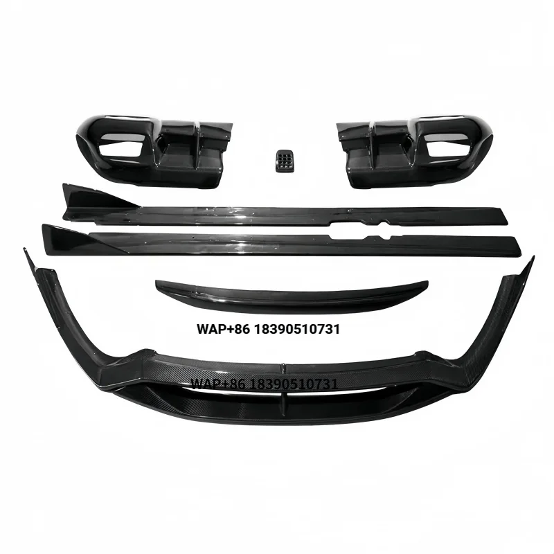 Suitable for Upgrading and Modifying the Carbon Fiber Material Small Bumper of the 2013-IN F12, Complete Body Kit
