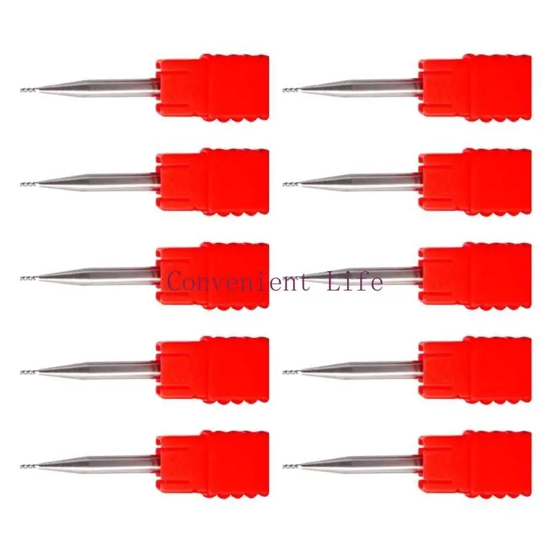 مجموعة L1EE مكونة من 10 قواطع مطاحن نهاية فولاذية ثلاثية الحواف لمعالجة الألومنيوم وطول العمر MTS2X6X4X50 MTS1X3X4X50