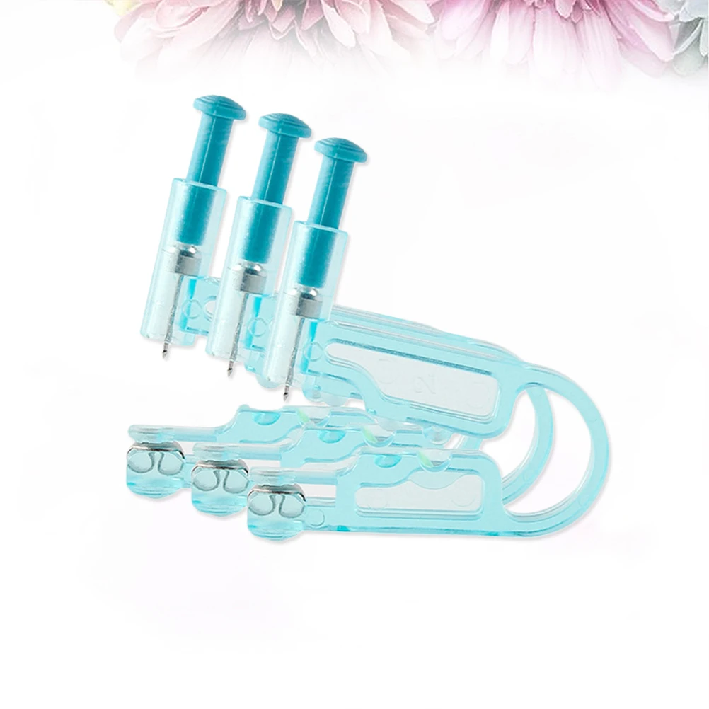 

Набор из 5 одноразовых инструментов для пирсинга ушей: профессиональные, безопасные, саморазрушающиеся, стерилизованные устройства для прокола ушей для домашнего и салонного использования