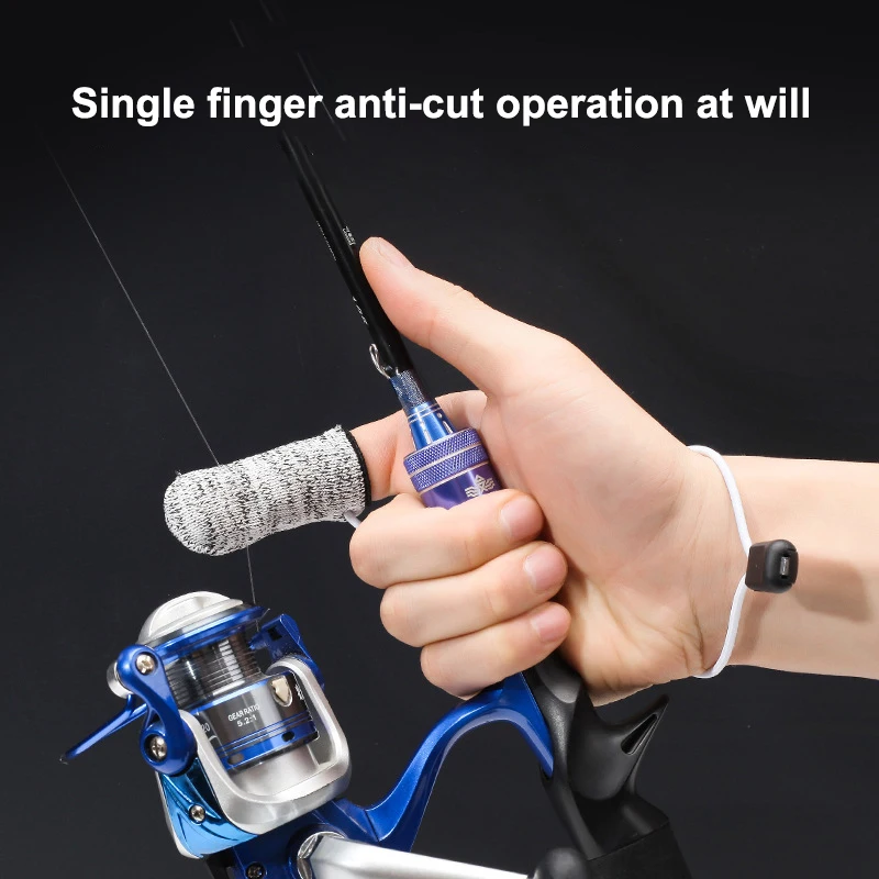 Single Finger Protective Glove Finger Cover For Fishing Anti-cut Fishing Finger Protector Glove For Casting Control For Outdoor