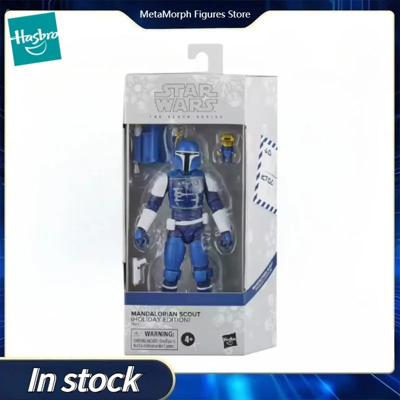 

Оригинальная коллекционная модель аниме-фигурки Hasbro STAR WARS The Black Series Mandalorian Scout (Holiday Edition)