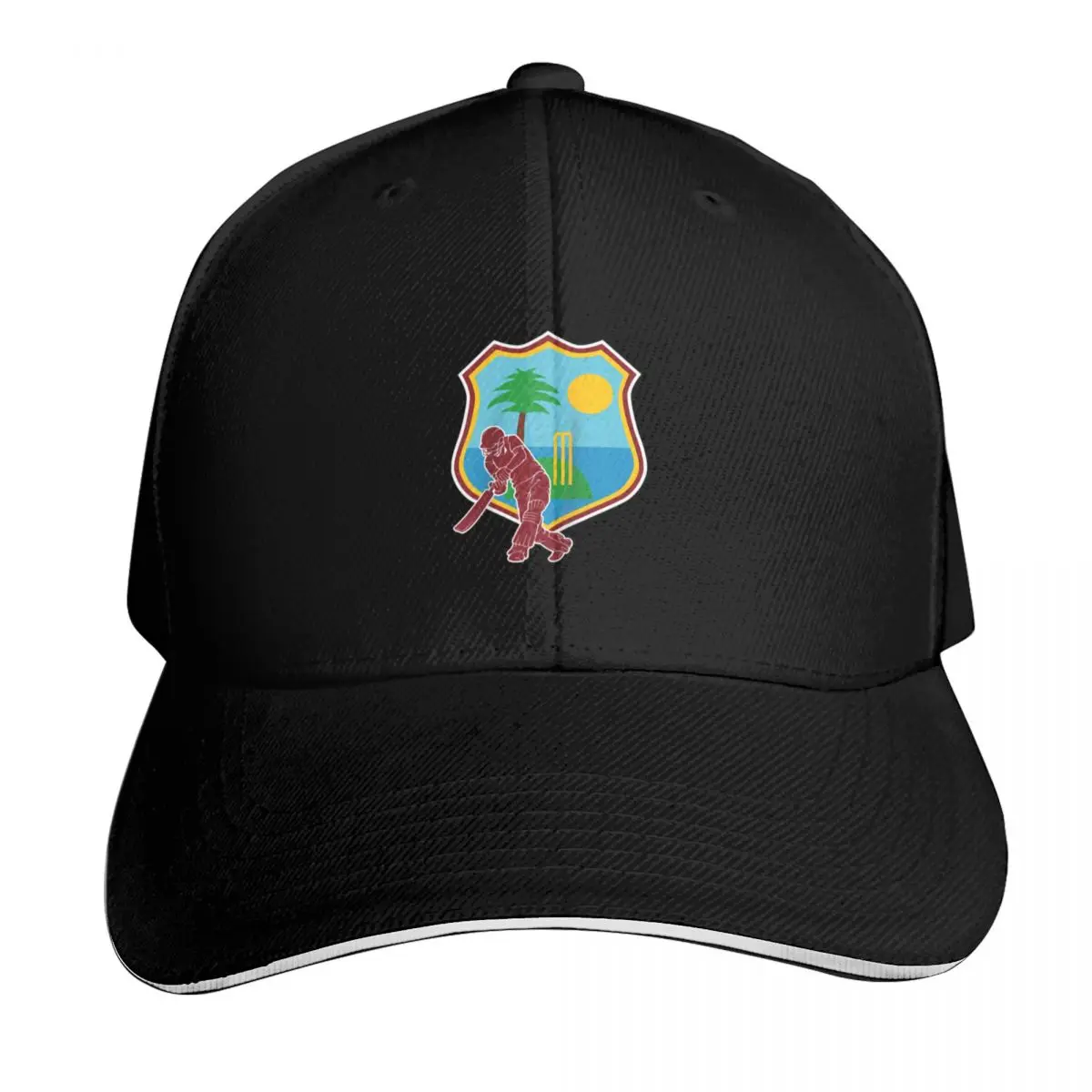 West Indies Cricket West Indies Flag Raglan Baseball Ee Baseball Cap Winter hat Vintage Mountaineering Men Golf Wear Women's