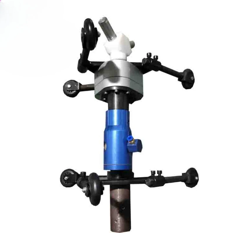 

Portable sandblasting machine for inner wall of pipeline