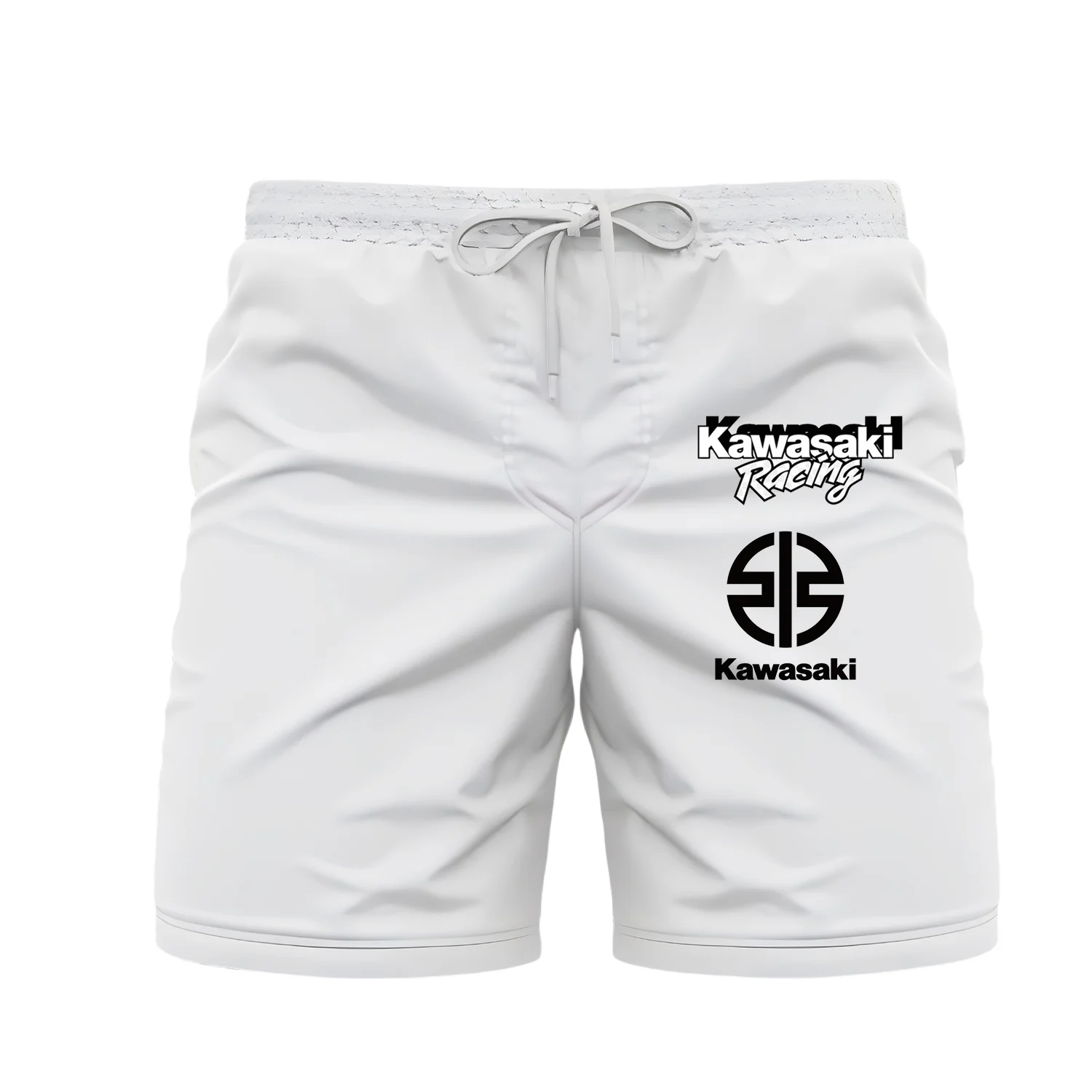 

Men New Shorts Kawasaki Motorcycle Graphic 3D Print Quick Drying Breathable Cool Daily Shorts Men Summer Sports Comfort Shorts 3