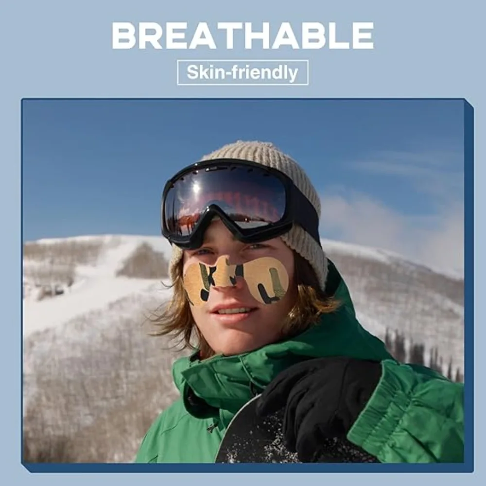 شريط عضلات مموه، وجه تزلج ملون ذاتي اللصق، شريط وتر أخيل، شريط علم الحركة، شريط علم الحركة، تمرين