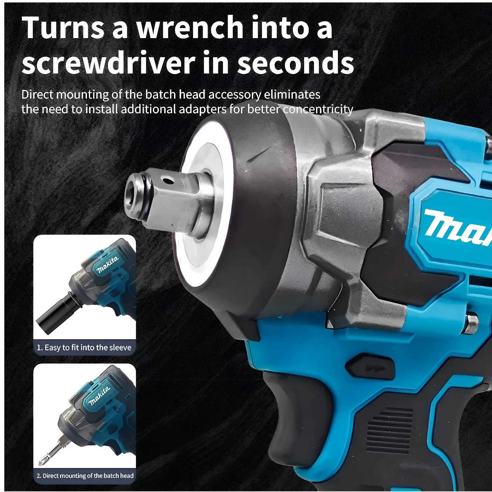 Makita 18V 800Nm Brushless Cordless Impact Wrench 1/2