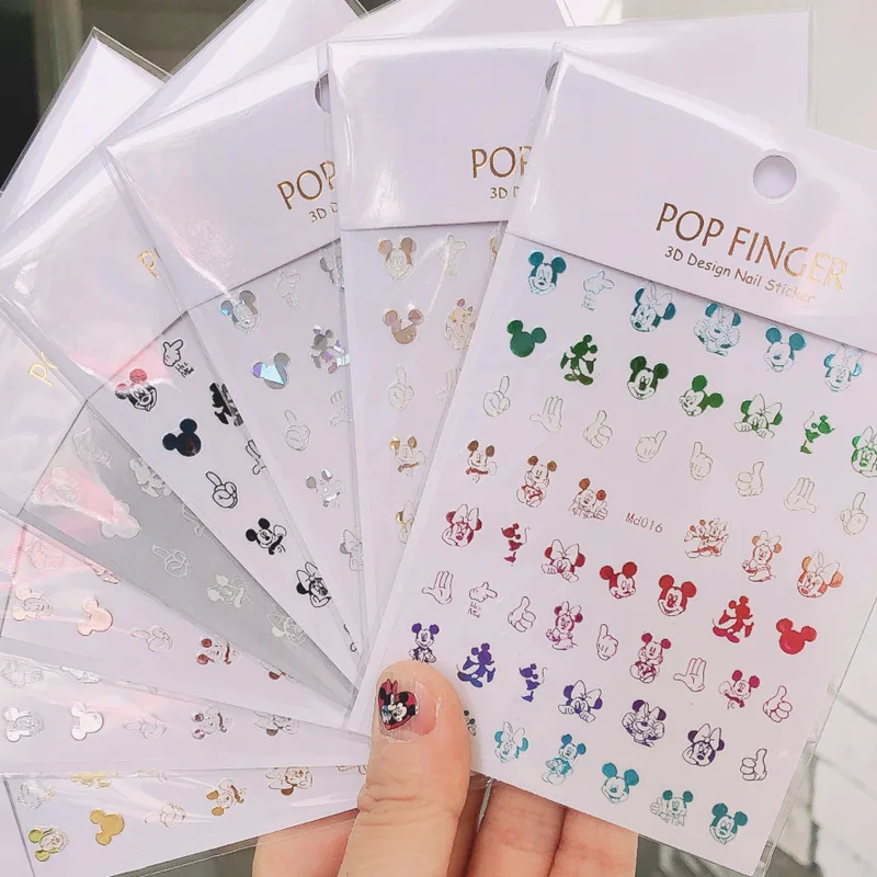 

Cute Cartoon Mickey Mouse Nail Art Sticker Nail Art Accessories Disney Princess Stitch Anime Nail Decal Nail Art Decoration