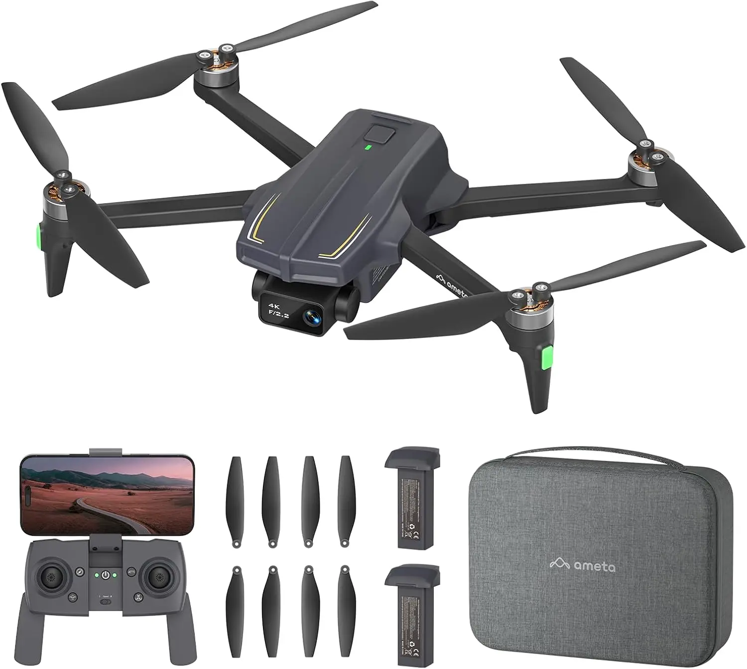 GPS Drone 4K Camera Adult User Beginner Present