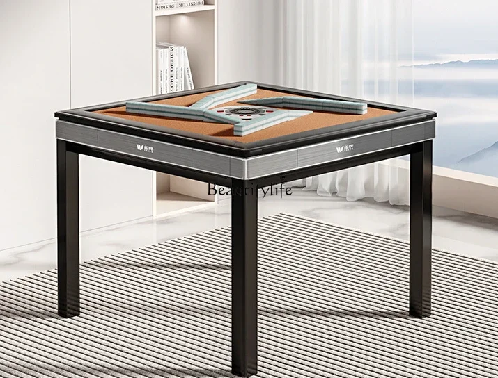 03.ld14 Mahjong Machine Automatic Household Mahjong Table Dining Table Dual-Use Chess and Card Room Dedicated