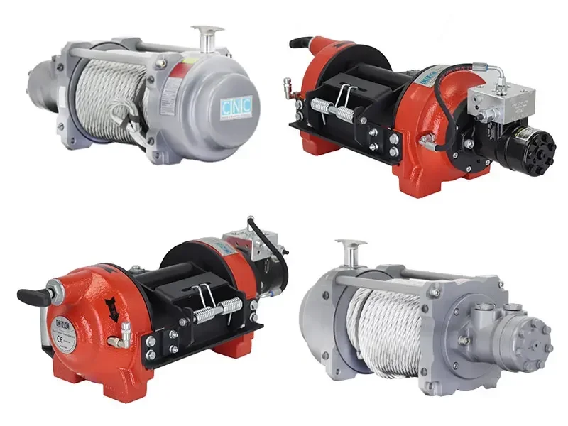 New High Quality 25 MT Steel Rope Cast Iron Body 3000 KG Hydraulic Winch For Pulling Applications