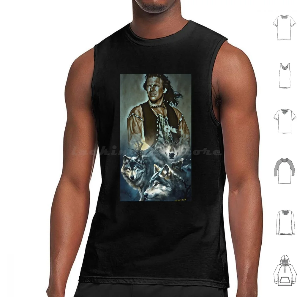 Kevin Costner Tank Tops Print Cotton Celebrity Celebrities Movie Film Hollywood Star Realism Photorealism Kevin Costner