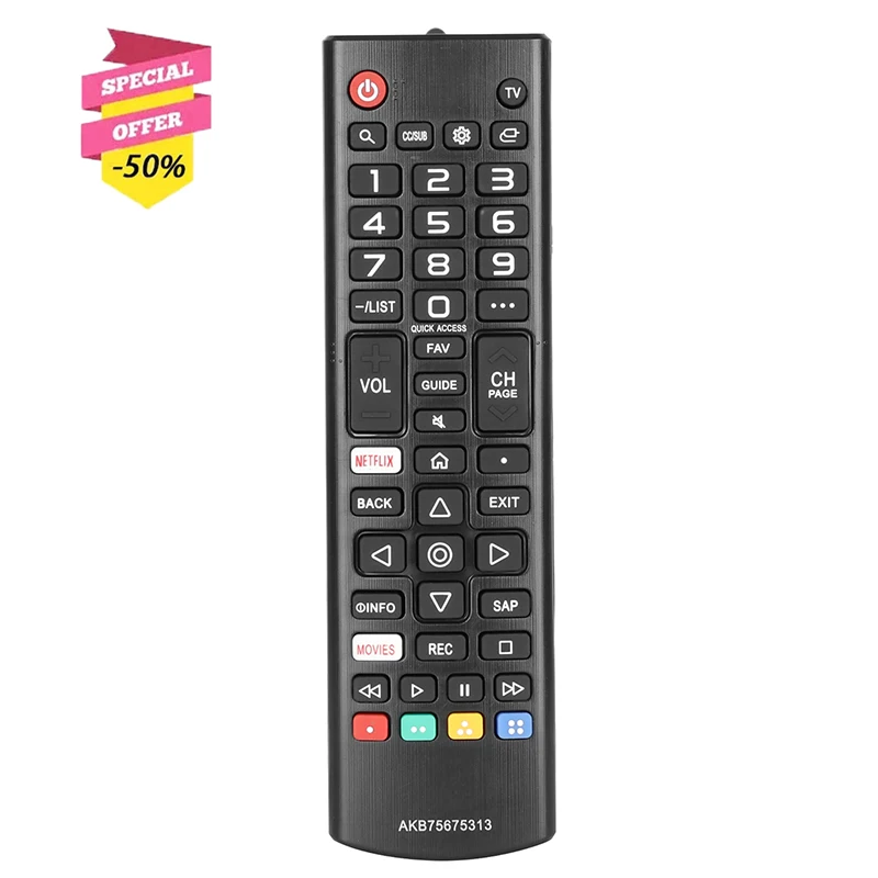 

AKB75675313 Remote Control For LED TV 43UN7300PUF 43UN7300PUC 43UN7300AUD 43UN7300PUD 43UN7100PUA 43UN7000PUB 43UN6950ZUA