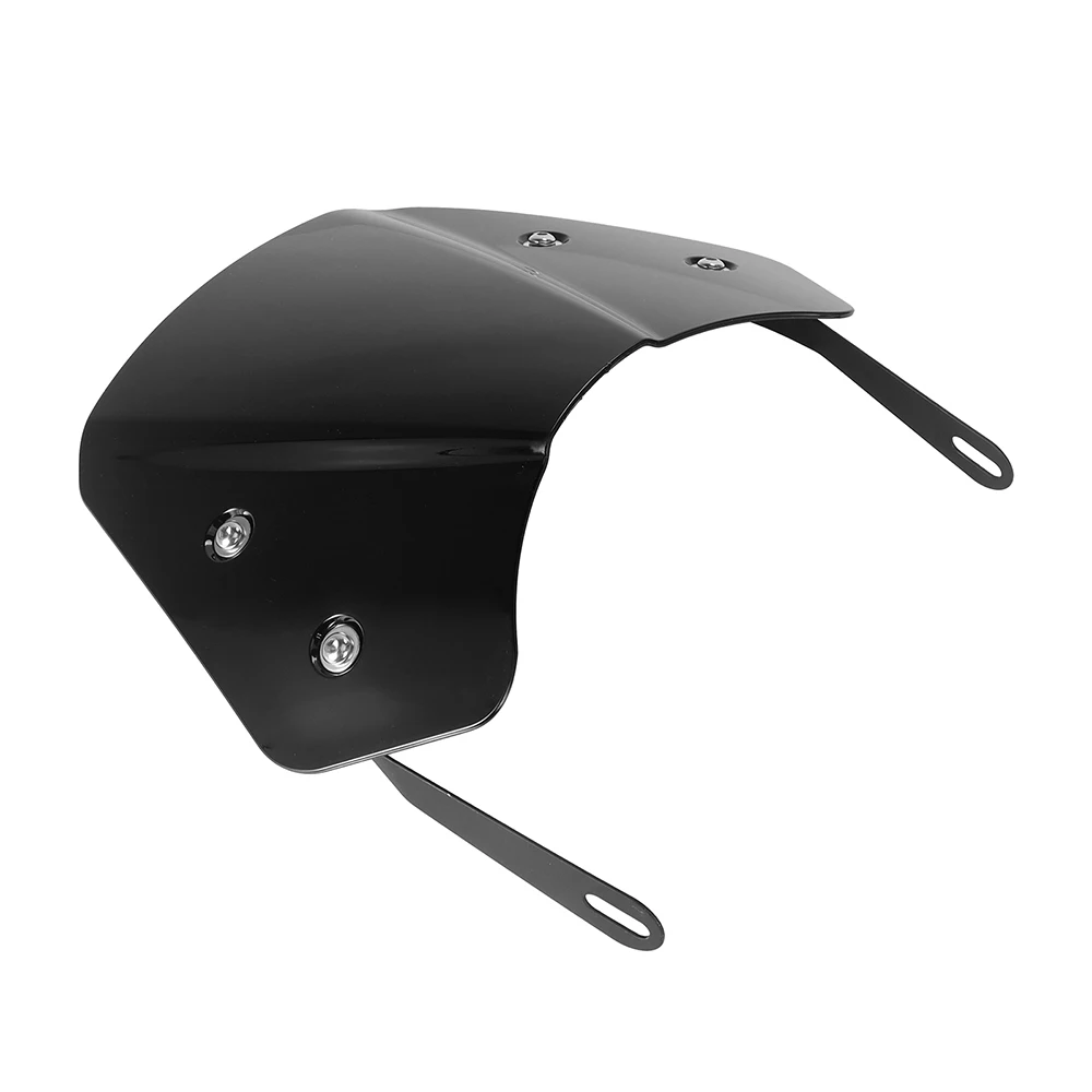 Universal Motorrad 5-7 Zoll Windschutzscheibe Retro Motorrad Windabweiser für Cafe Racer Royal Enfield Honda Yamaha Kawasaki Suzuki – Detail 10