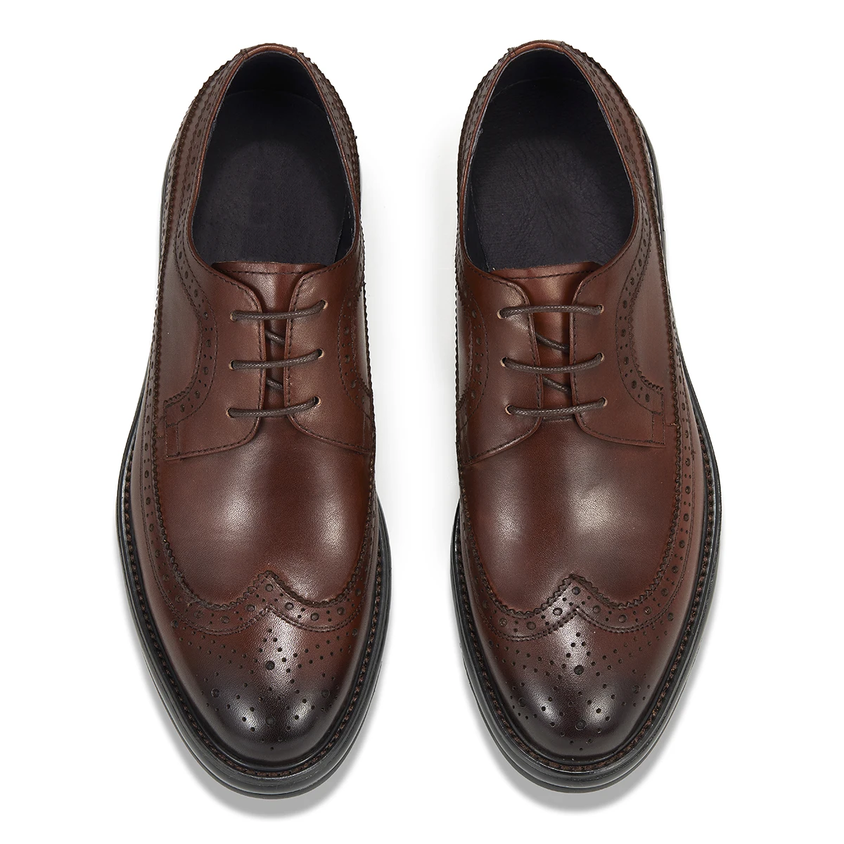 

2025 New Design Genuine Leather Oxford Dress Shoes Handmade Cowhide Formal Shoes for Men Business Daily Use Brown Color