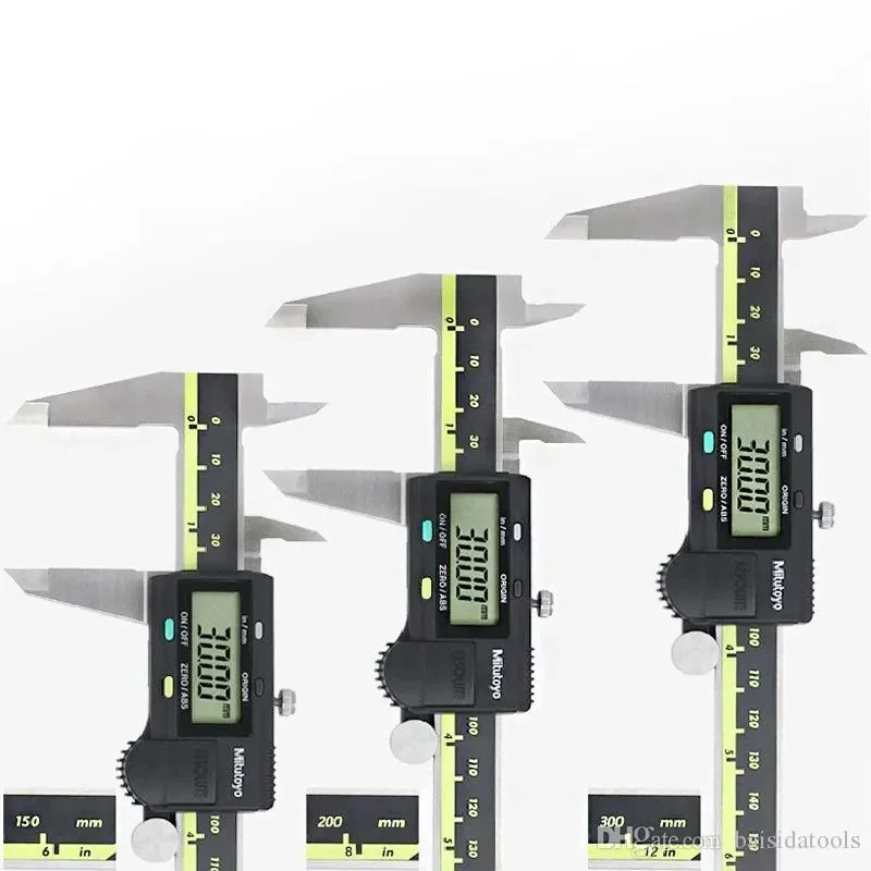 Imagem -02 - Mitutoyo Digital Caliper Absolute Polegada Métrica Range 0.001 Precisão 00005 Vernier Caliper 50019720 Aço Inoxidável