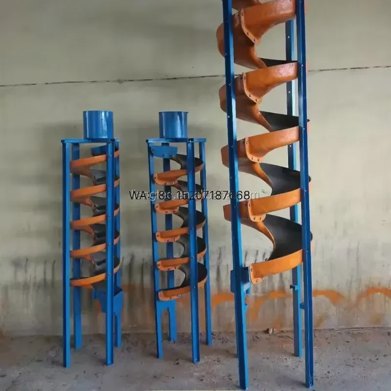 Wmwmnu for Lab Spiral Chute High Efficiency Spiral Fiberglass Chute Small Scale Separator for Ilmenite Ore