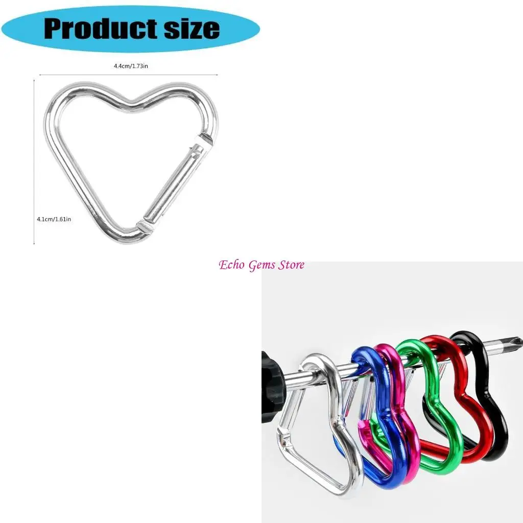 

Упаковка из 10 металлических металлических карабинских аксессуаров, портативных для подъемного скалола