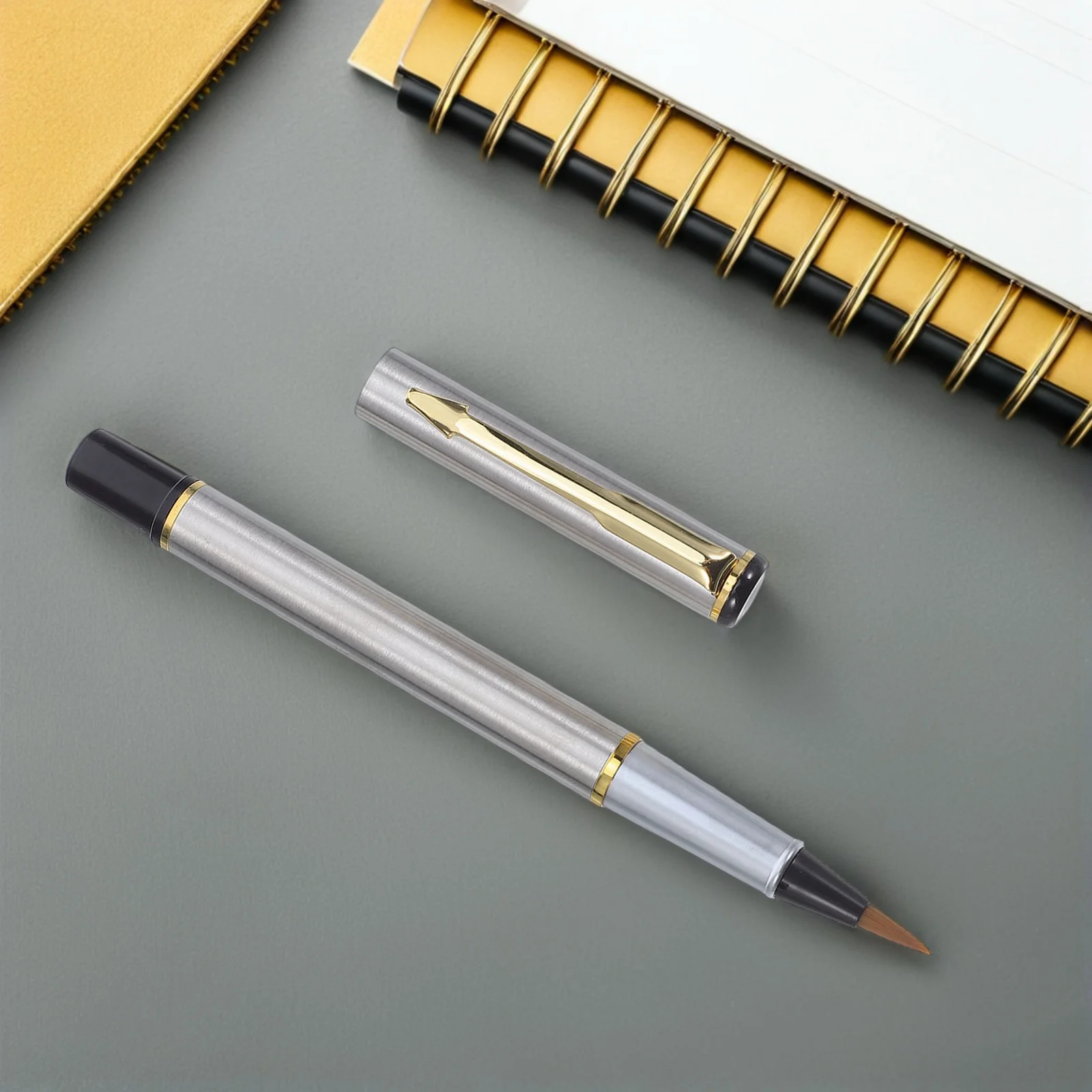 

3Pcs Portable Calligraphy Pen Refillable Water Brush Chinese Ink Pen for Sumi Painting Handwriting Artistry Writing Brush Set