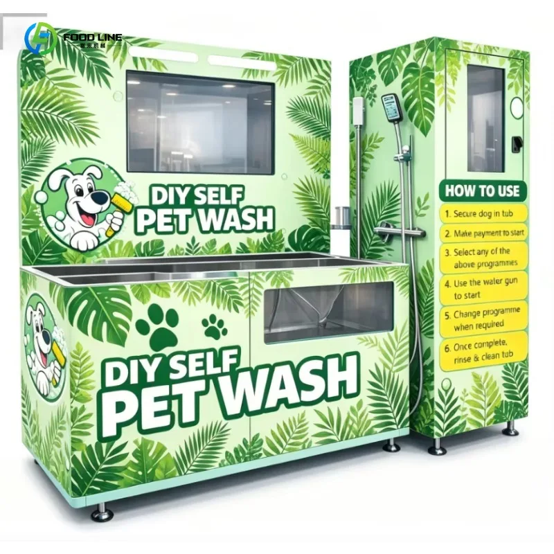 Customized Commercial High Power Pet Bathing Machine Professional Cleaning Device For Big Size Dogs
