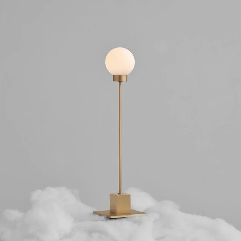 

Modern Minimalist Table lamp With glass lampshade Matte Gold Desk lamp For Bedside Office Study room Matte Black Reading lamp